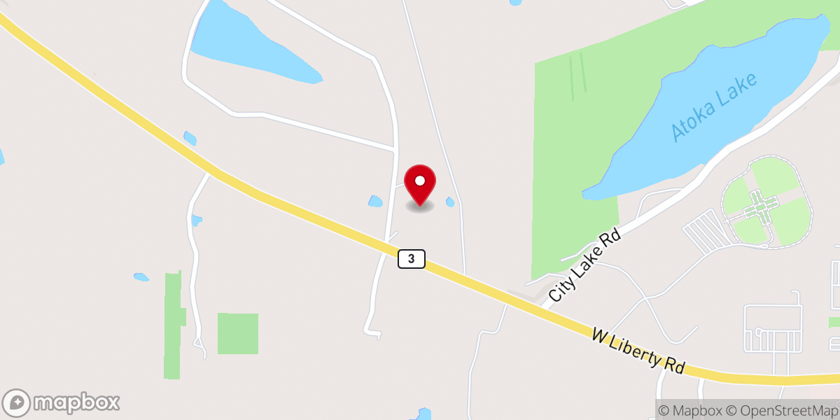 Map showing location of God's House