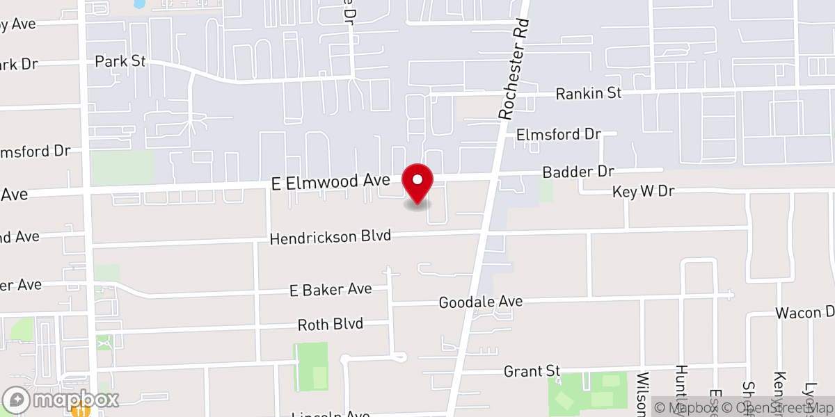 Map showing location of Grace Apostolic Church