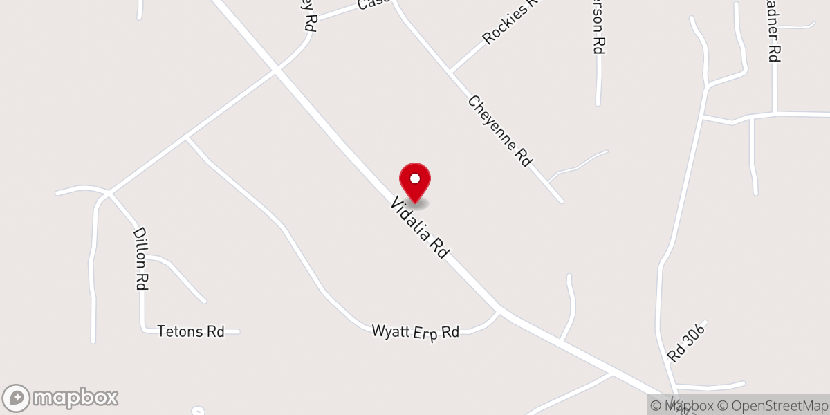 Map showing location of Amazing Love Ministry Center