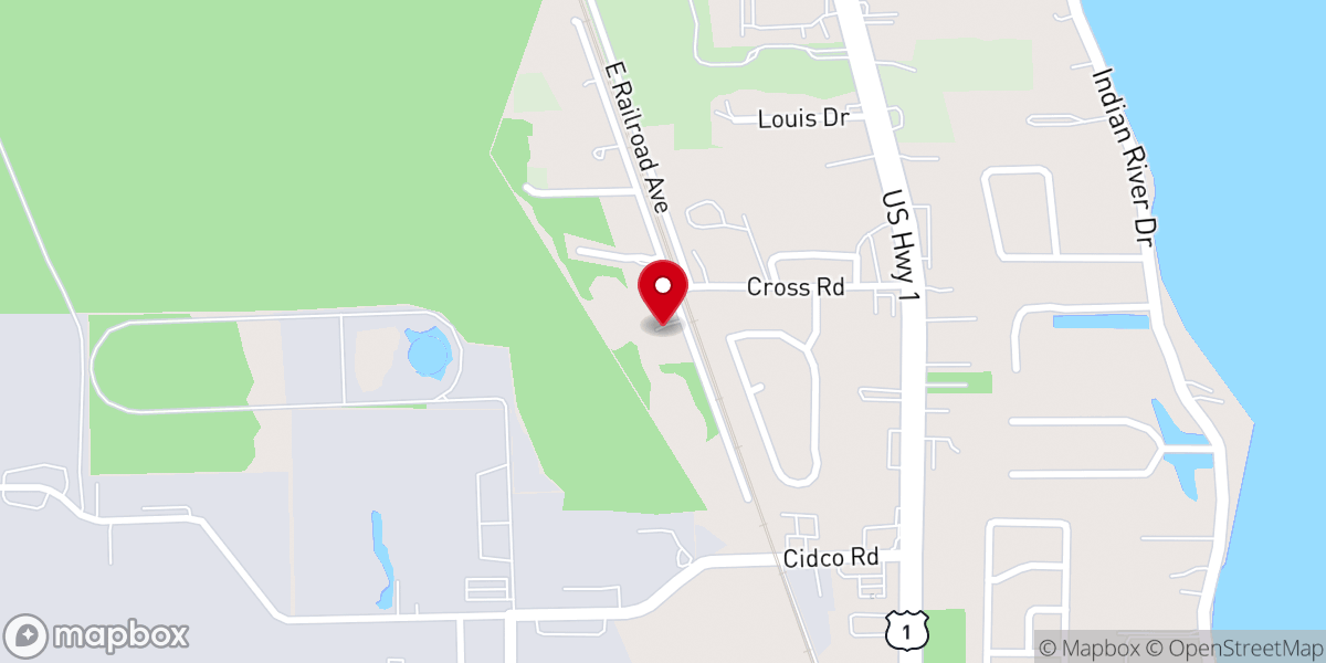 Map showing location of Mt Carmel Missionary Baptist