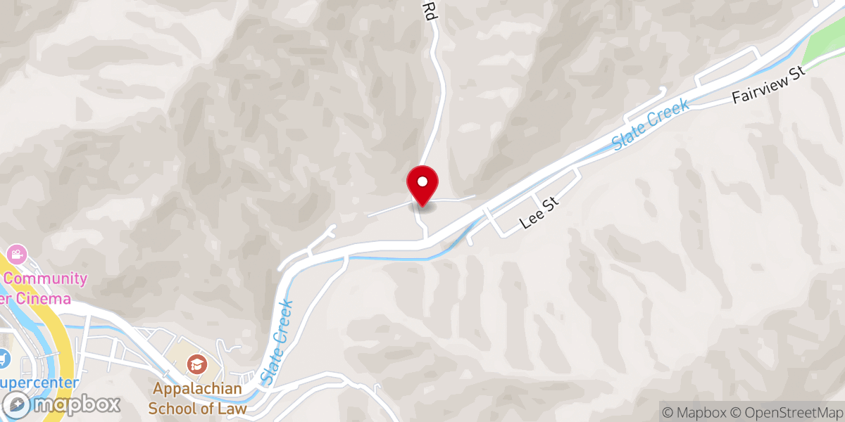 Map showing location of Mountain Mission School