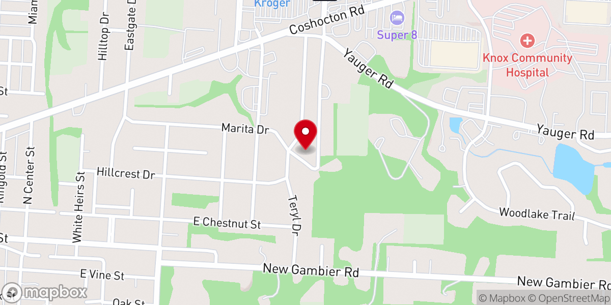 Map showing location of B & L Ministries Inc