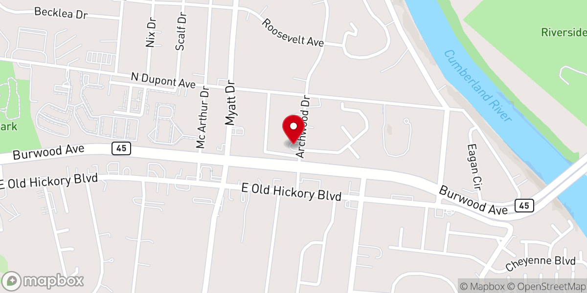 Map showing location of Immanuel Gospel Fellowship