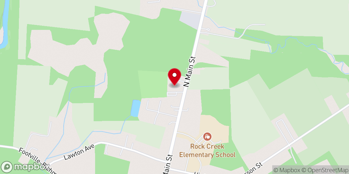 Map showing location of Sacred Heart Church