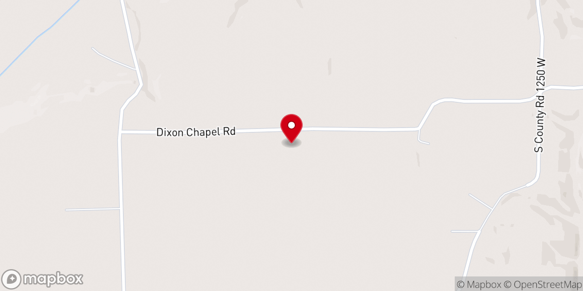 Map showing location of Dixon Chapel