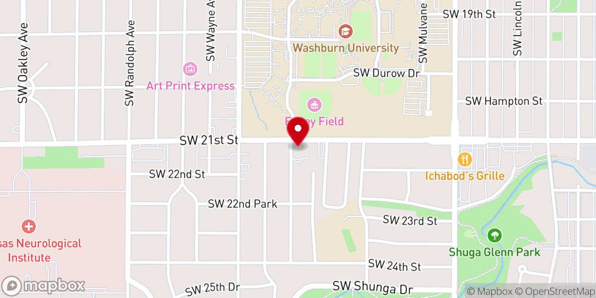 Map showing location of Community Church