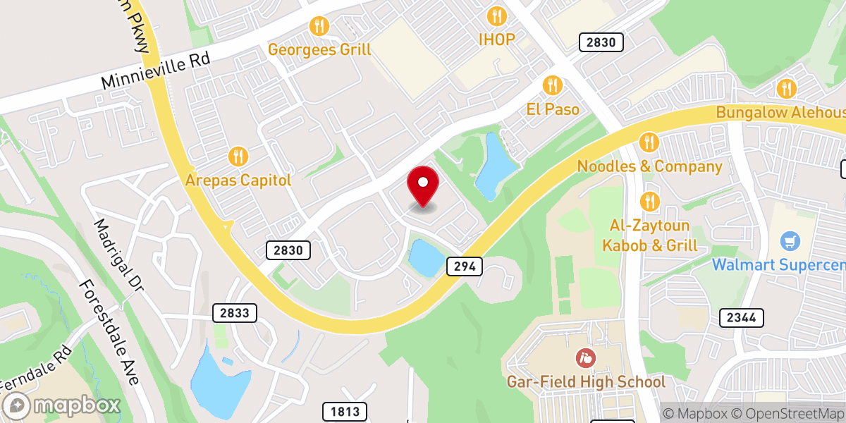 Map showing location of Freedom Fellowship Church