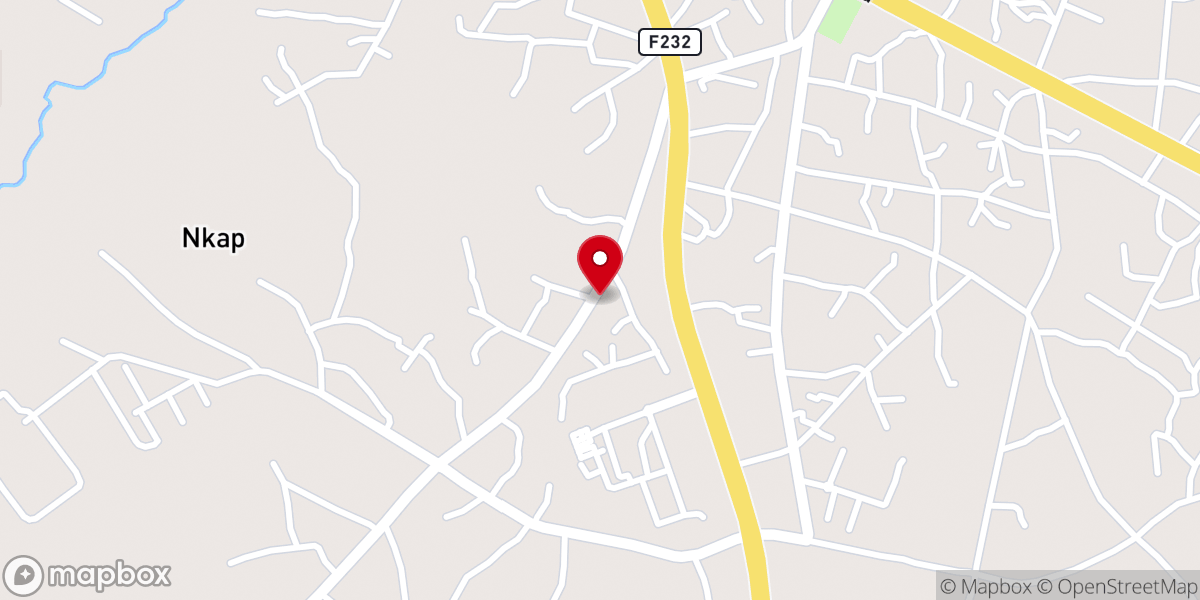 Map showing location of The Redeemed Christian church of God