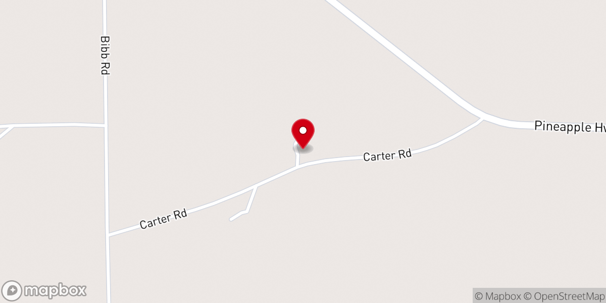 Map showing location of Pine Flat Church