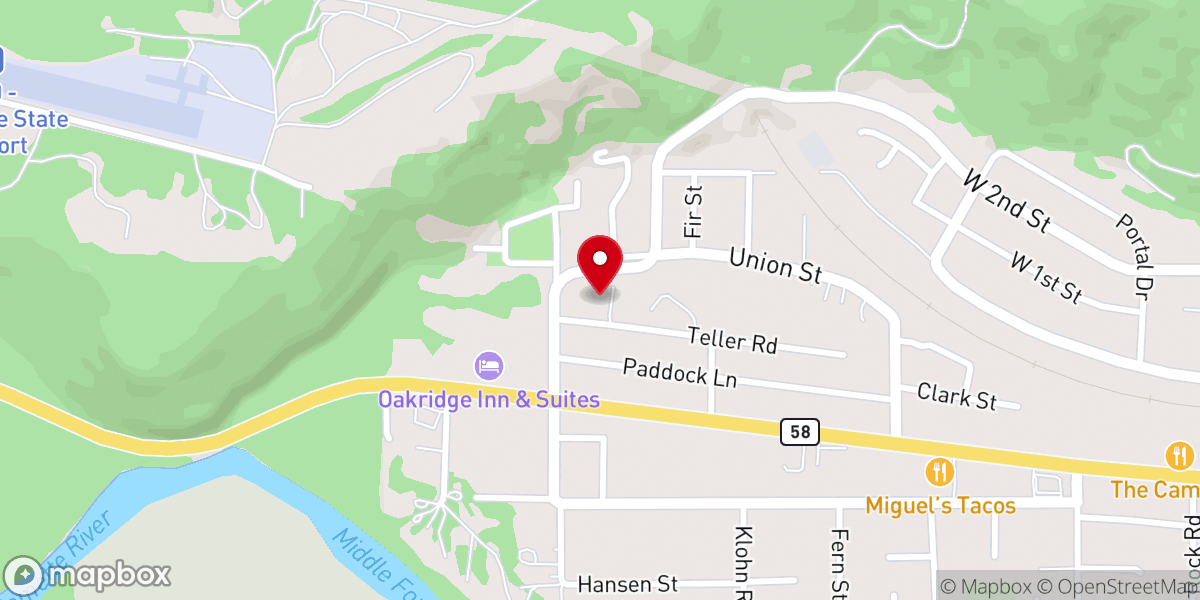 Map showing location of St Luke Lutheran Church