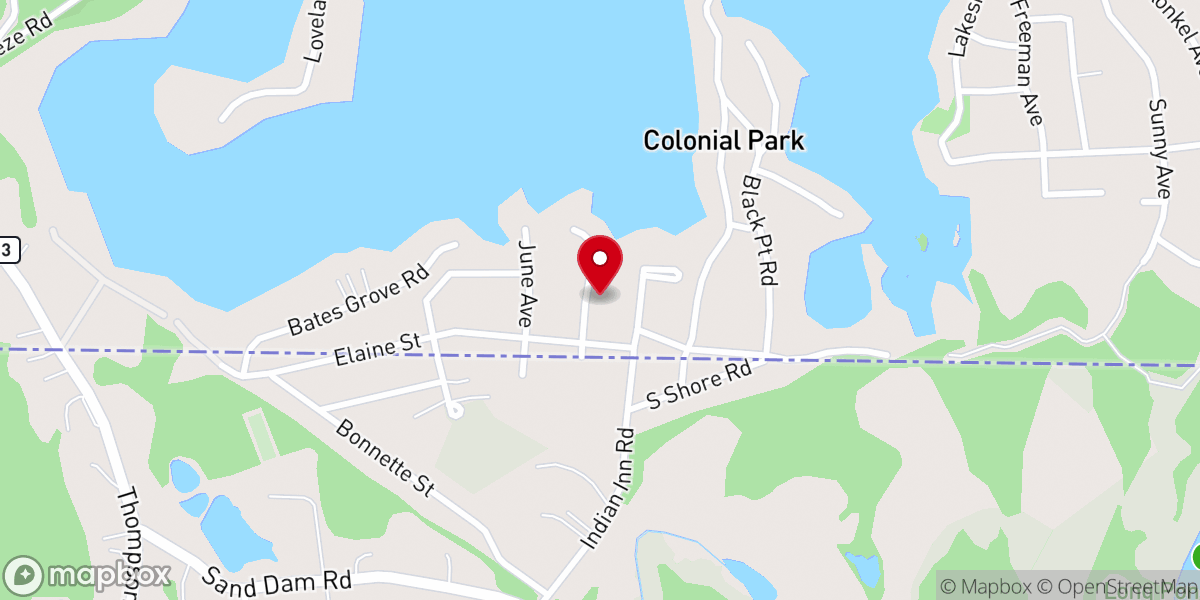 Map showing location of Landmark Baptist Church