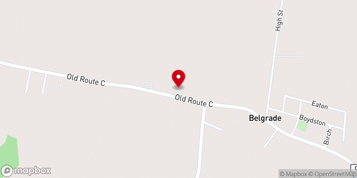 Map showing location of Lizzie Church