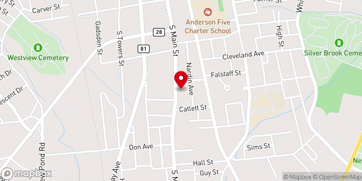 Map showing location of Gospel Tabernacle of Faith Church