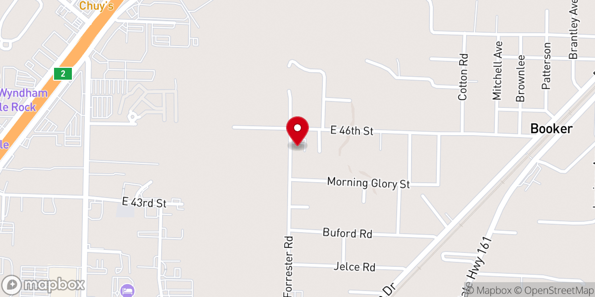 Map showing location of Greater United Missionary Baptist Church