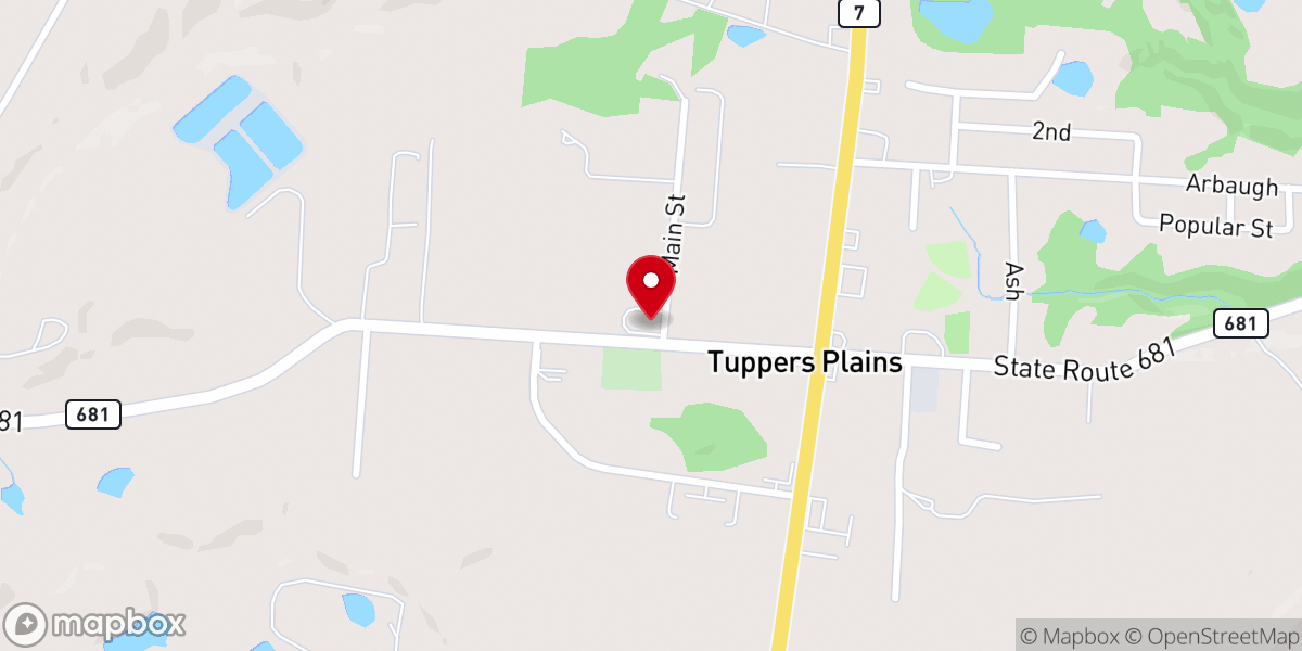 Map showing location of Amazing Grace Community Church