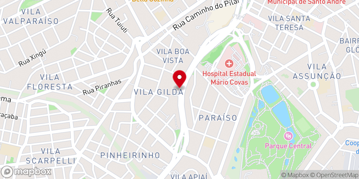Map showing location of Renascer Santo André