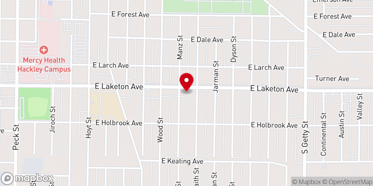 Map showing location of Our Fathers Church