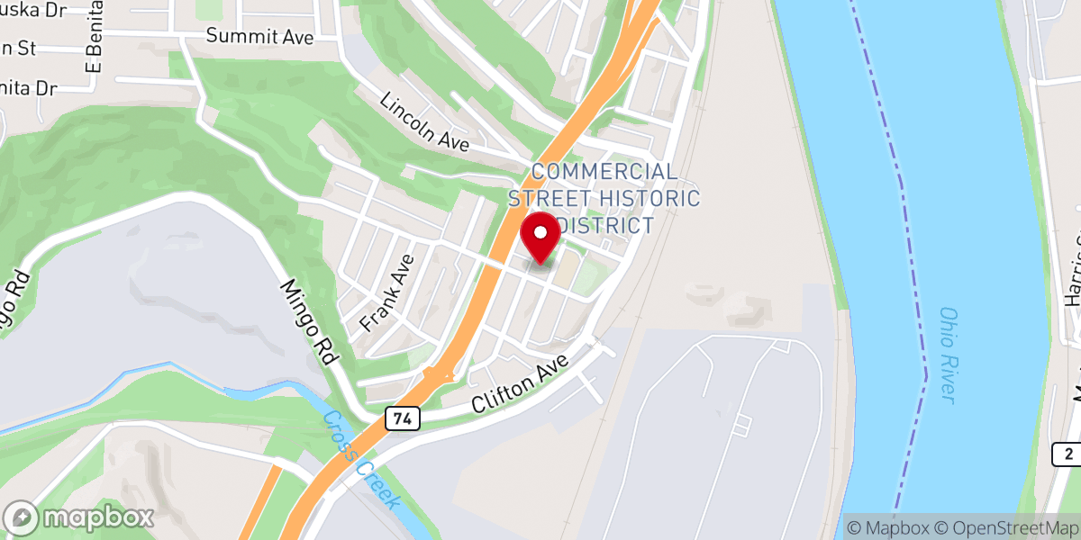 Map showing location of Mingo First United Methodist