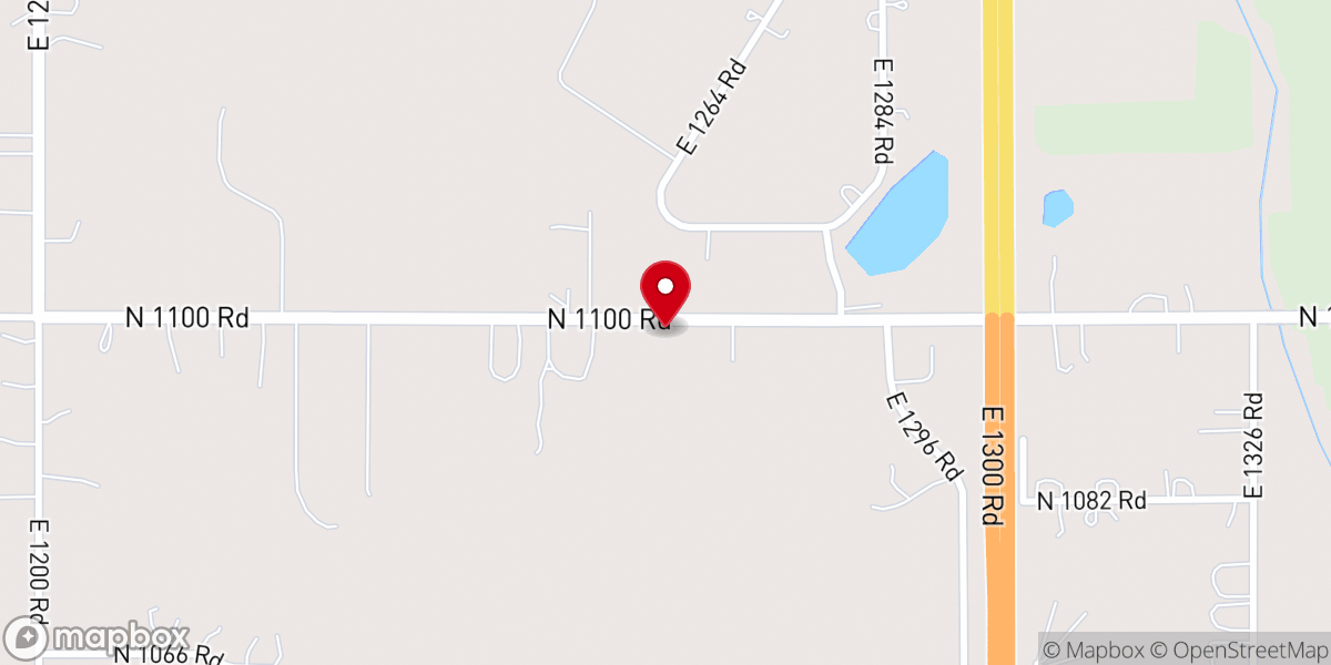 Map showing location of Unitarian Universalist Congregation of Lawrence