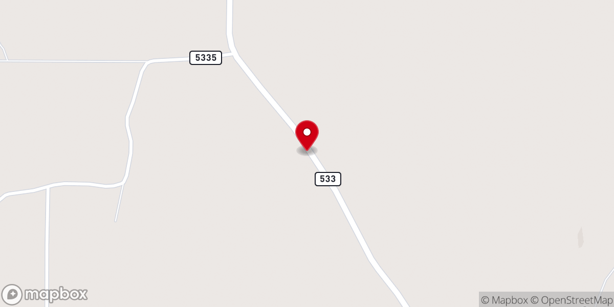 Map showing location of Hopewell Mssnry Baptist Church