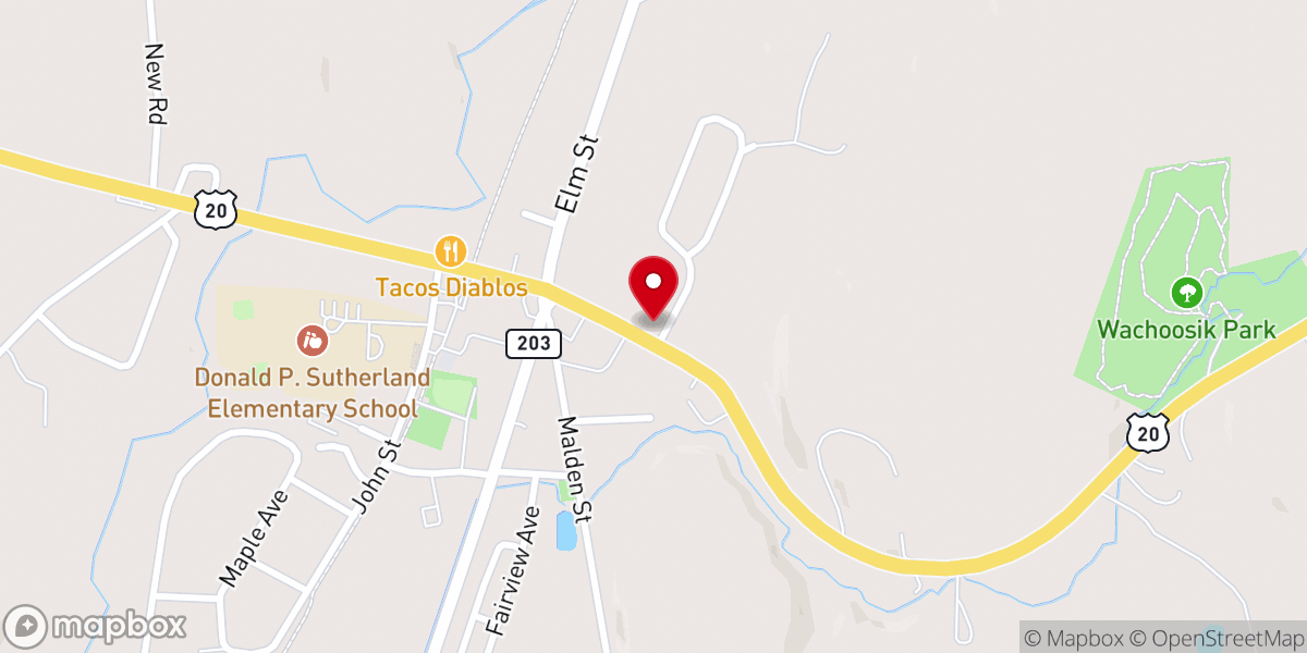 Map showing location of Town of Nassau Court