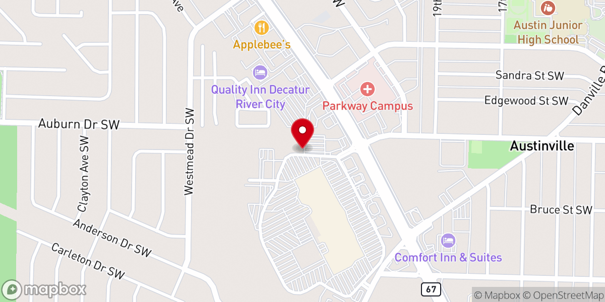 Map showing location of Bridge Builders Church International