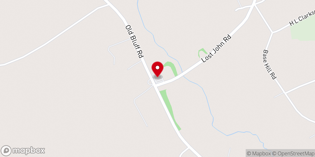 Map showing location of Zion Pilgrim Baptist Church Job Site