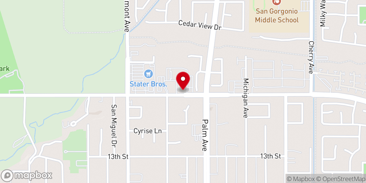 Map showing location of Fellowship Church