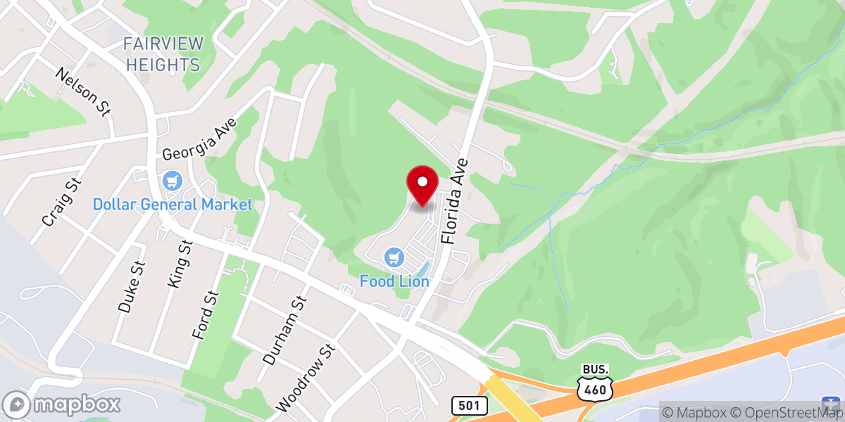 Map showing location of Faith Assembly Christian Center