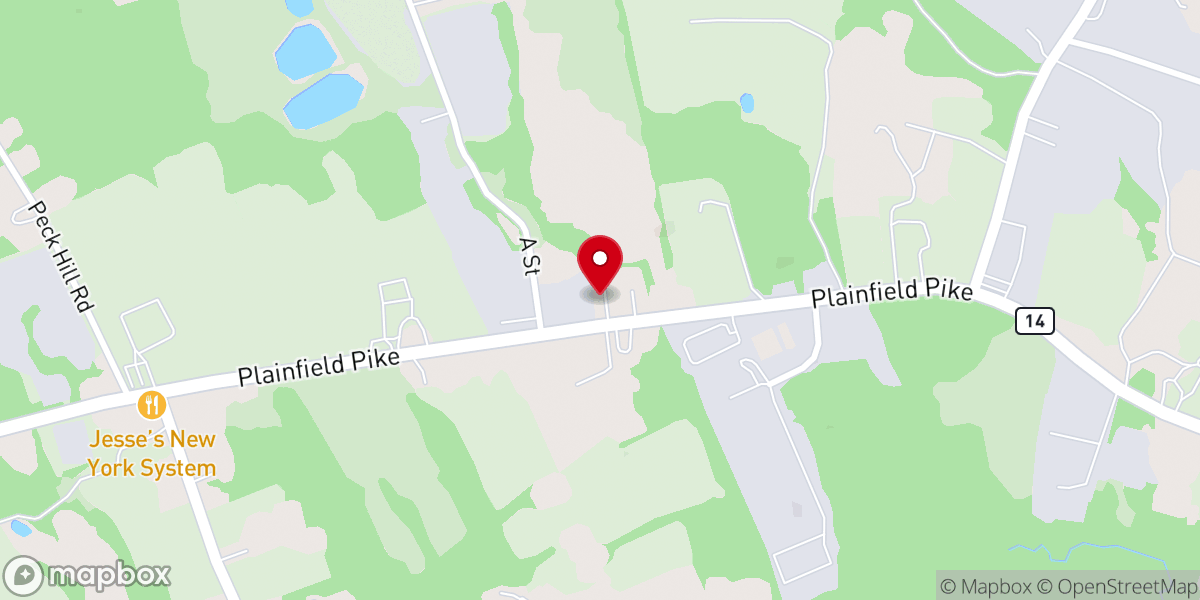 Map showing location of Iglesia De Cristo Elim New England