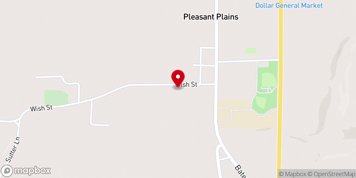 Map showing location of Redemption Baptist Church