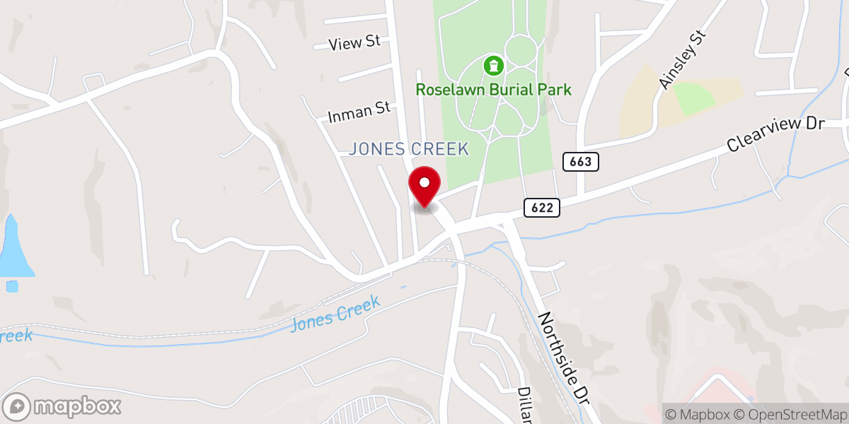 Map showing location of New Day Martinsville & Henry County