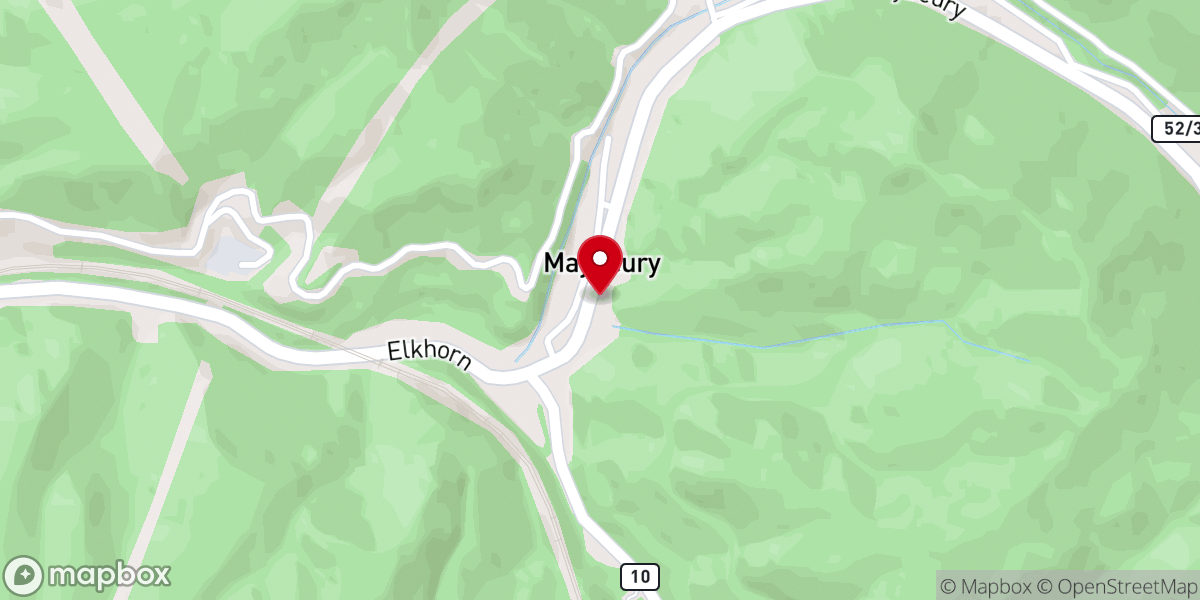 Map showing location of Upland Baptist Church Annex