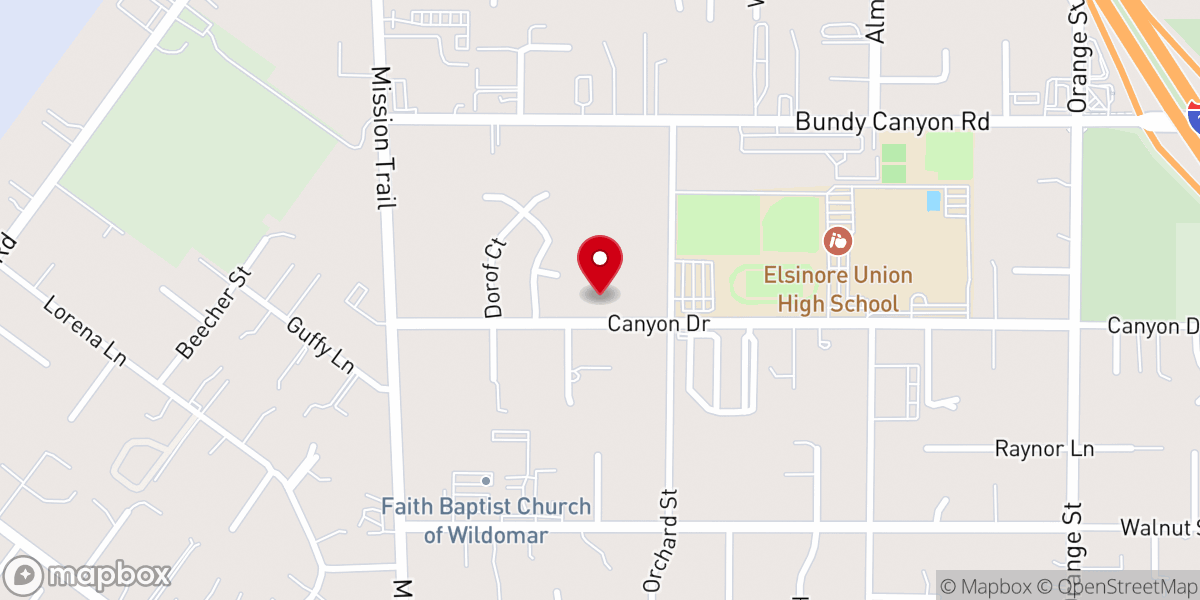 Map showing location of Gracepoint Church of the Nazarene