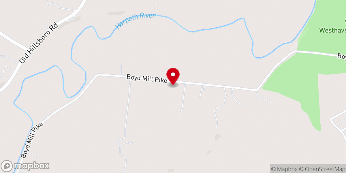Map showing location of Beech Grove Primitive Baptist