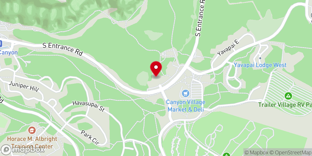 Map showing location of Grand Canyon Baptist Church