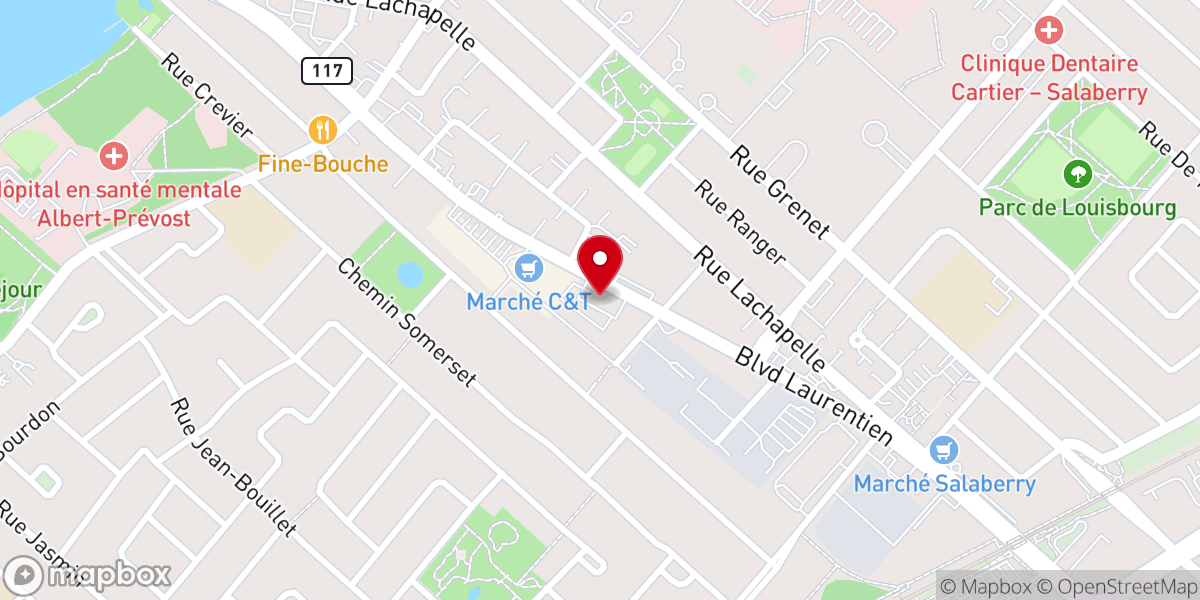 Map showing location of Académie An-Noor