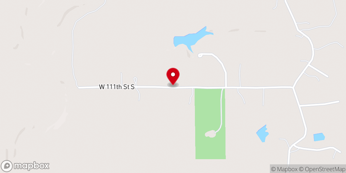 Map showing location of Dripping Springs Church