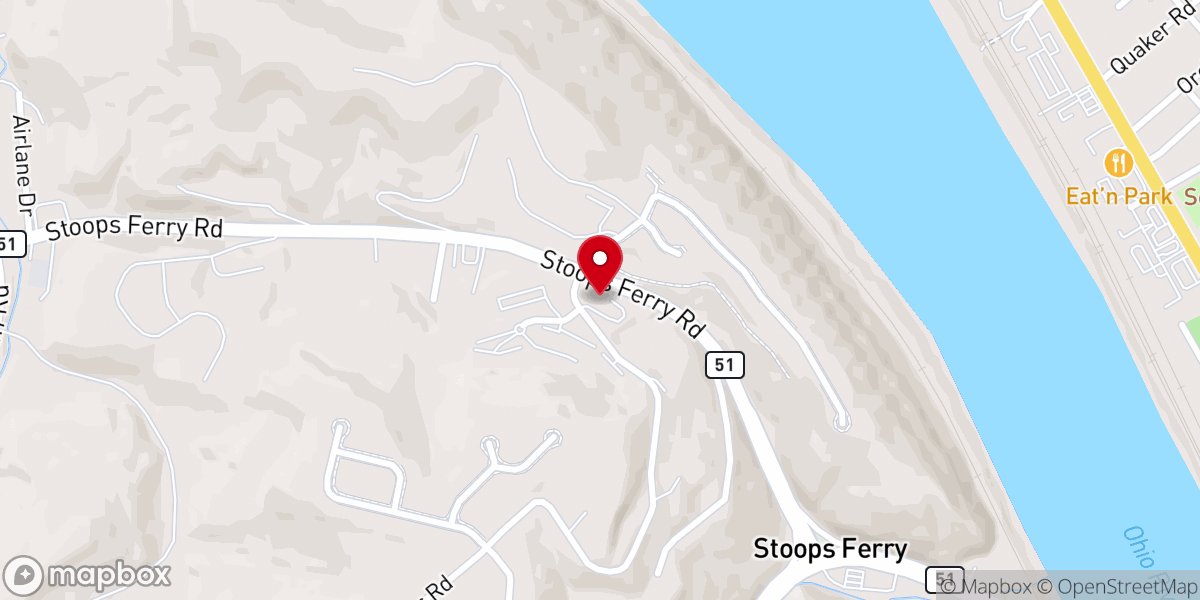 Map showing location of Beacon of Hope Community Church of the Nazarene