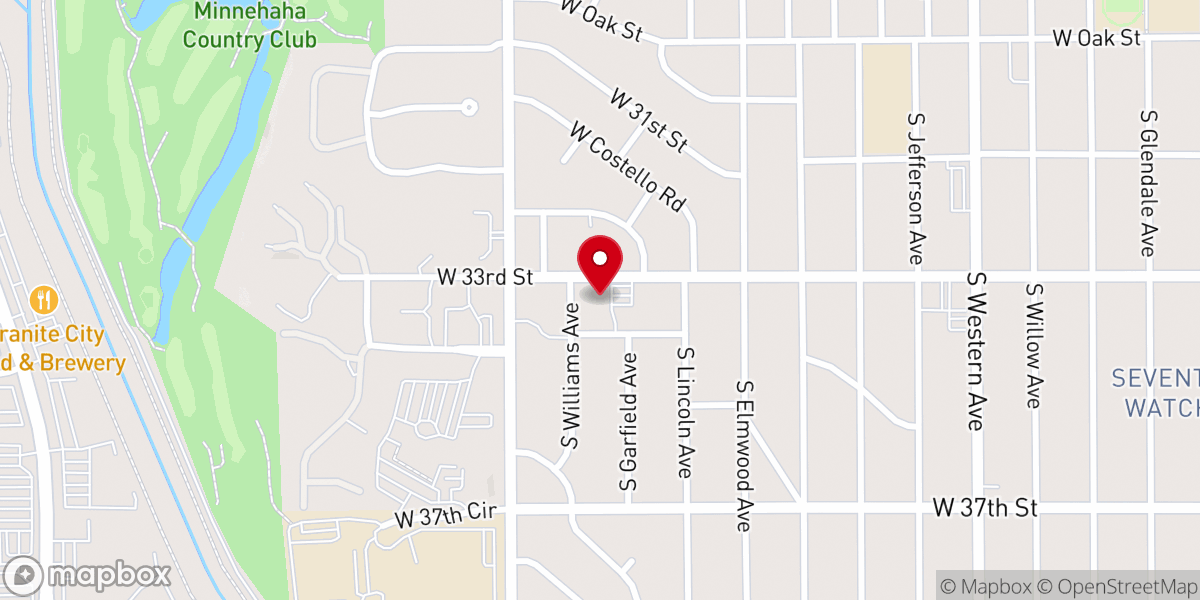 Map showing location of Church of the Good Shepherd