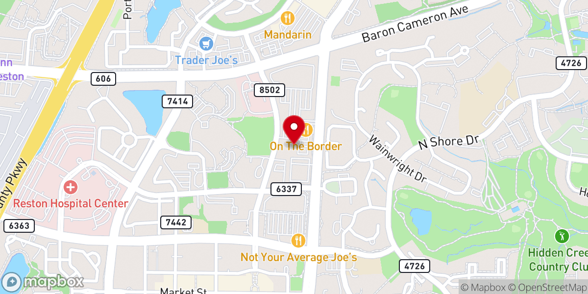 Map showing location of Men's Wearhouse