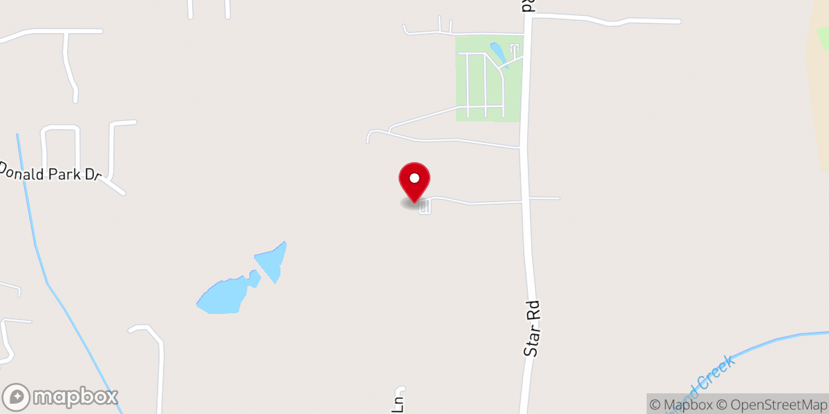 Map showing location of The Pointe Church