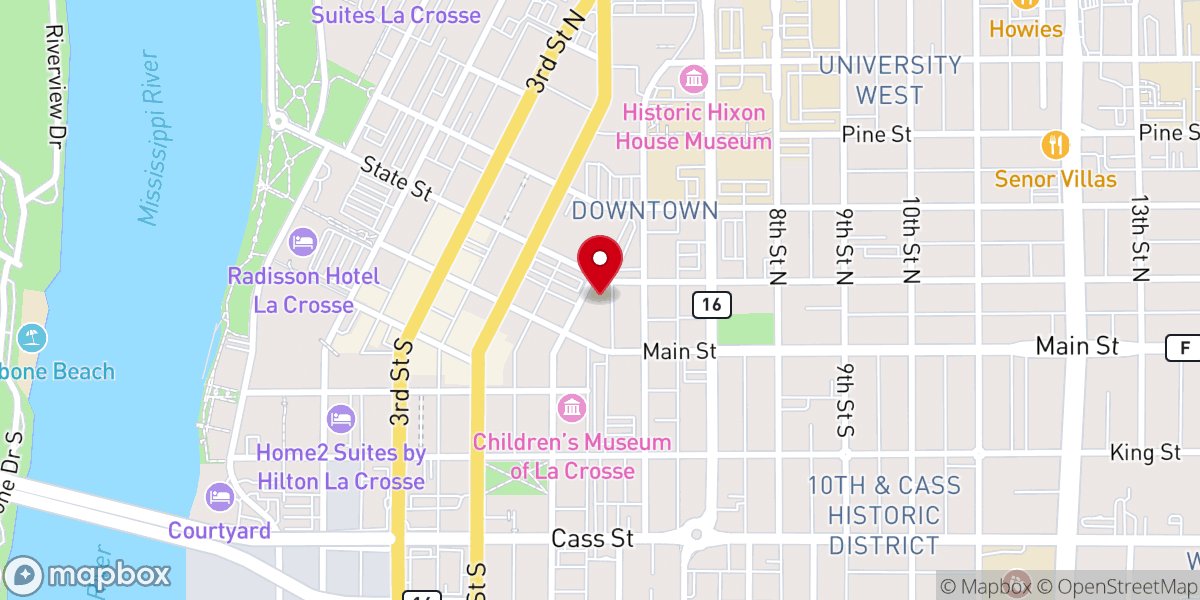 Map showing location of New Beginnings Christian