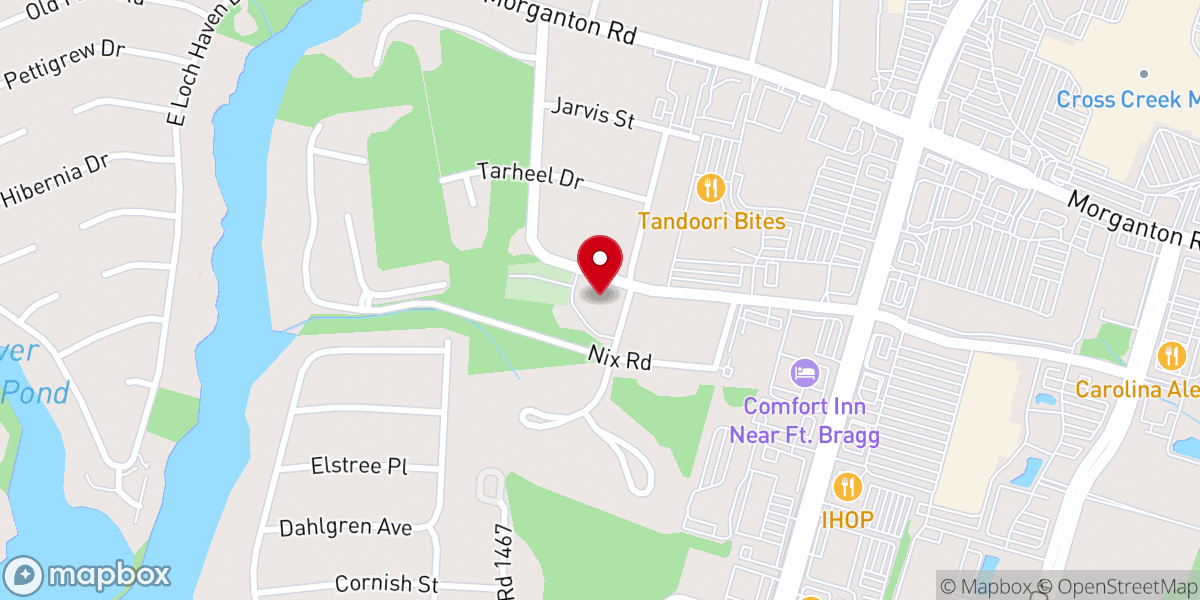 Map showing location of Camp Ground United Methodist