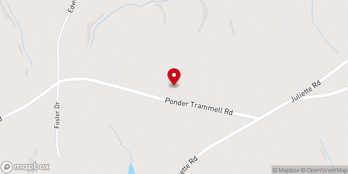 Map showing location of Browns Chapel