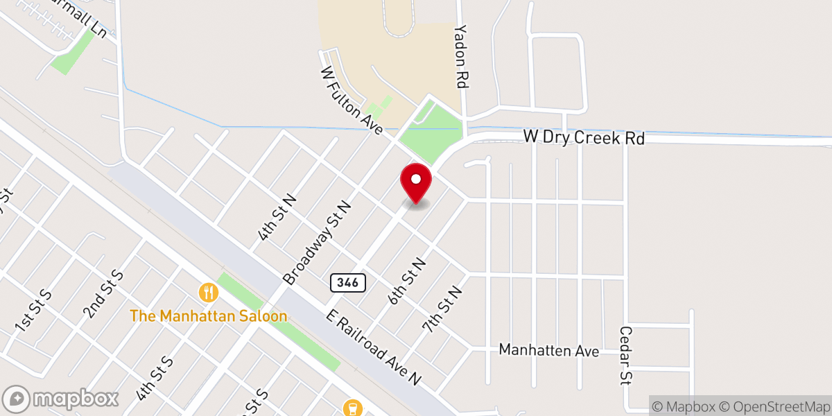 Map showing location of Gethsemane Episcopal Church