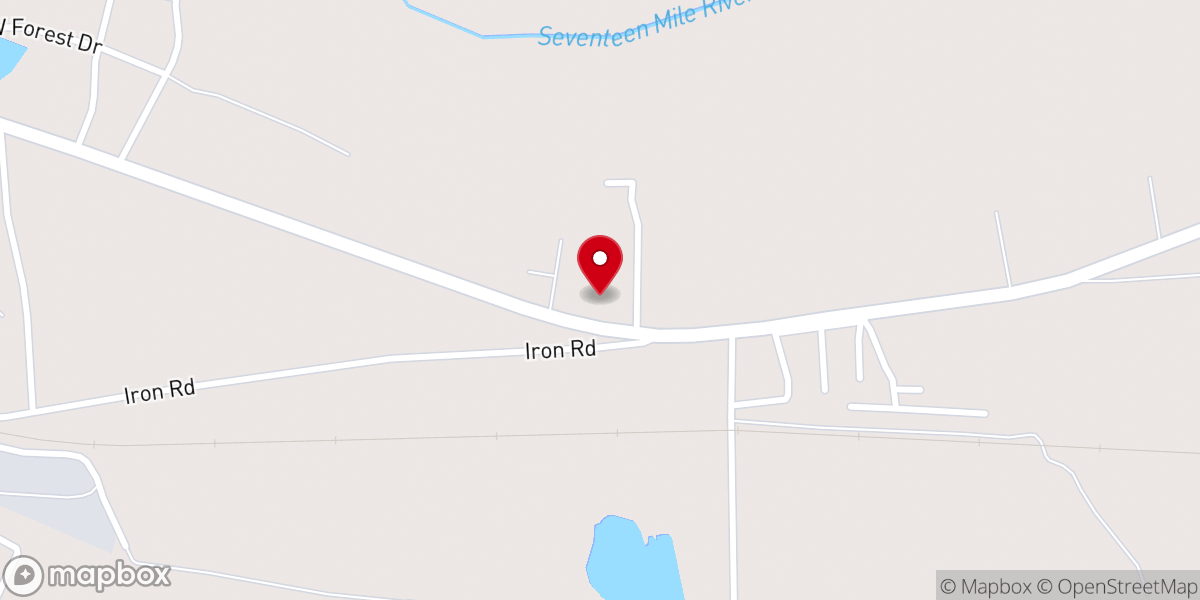 Map showing location of Morningside Baptist Church