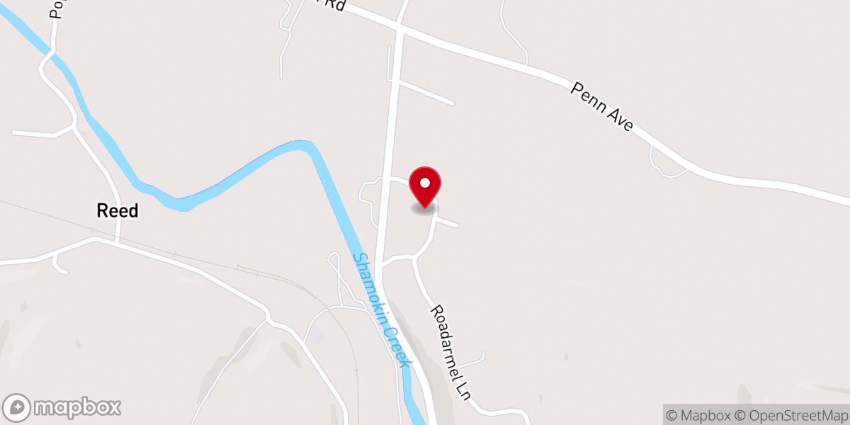 Map showing location of Jacob Church