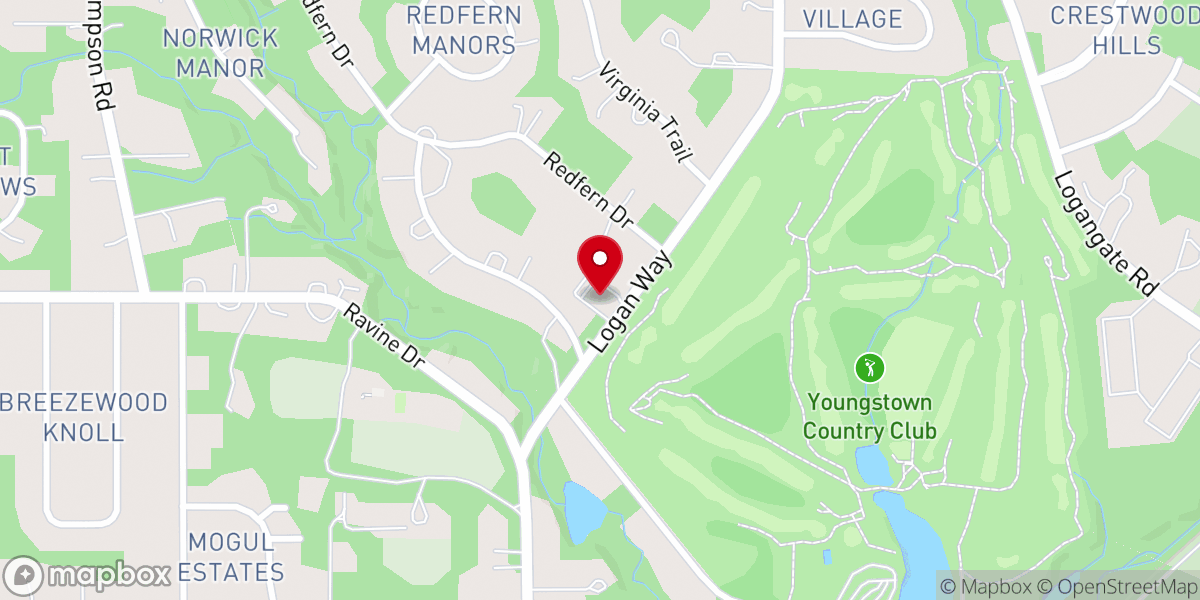 Map showing location of St. Mark Orthodox Church