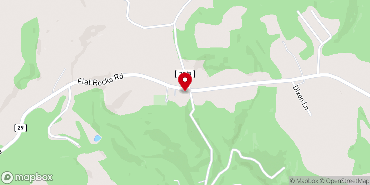 Map showing location of Church